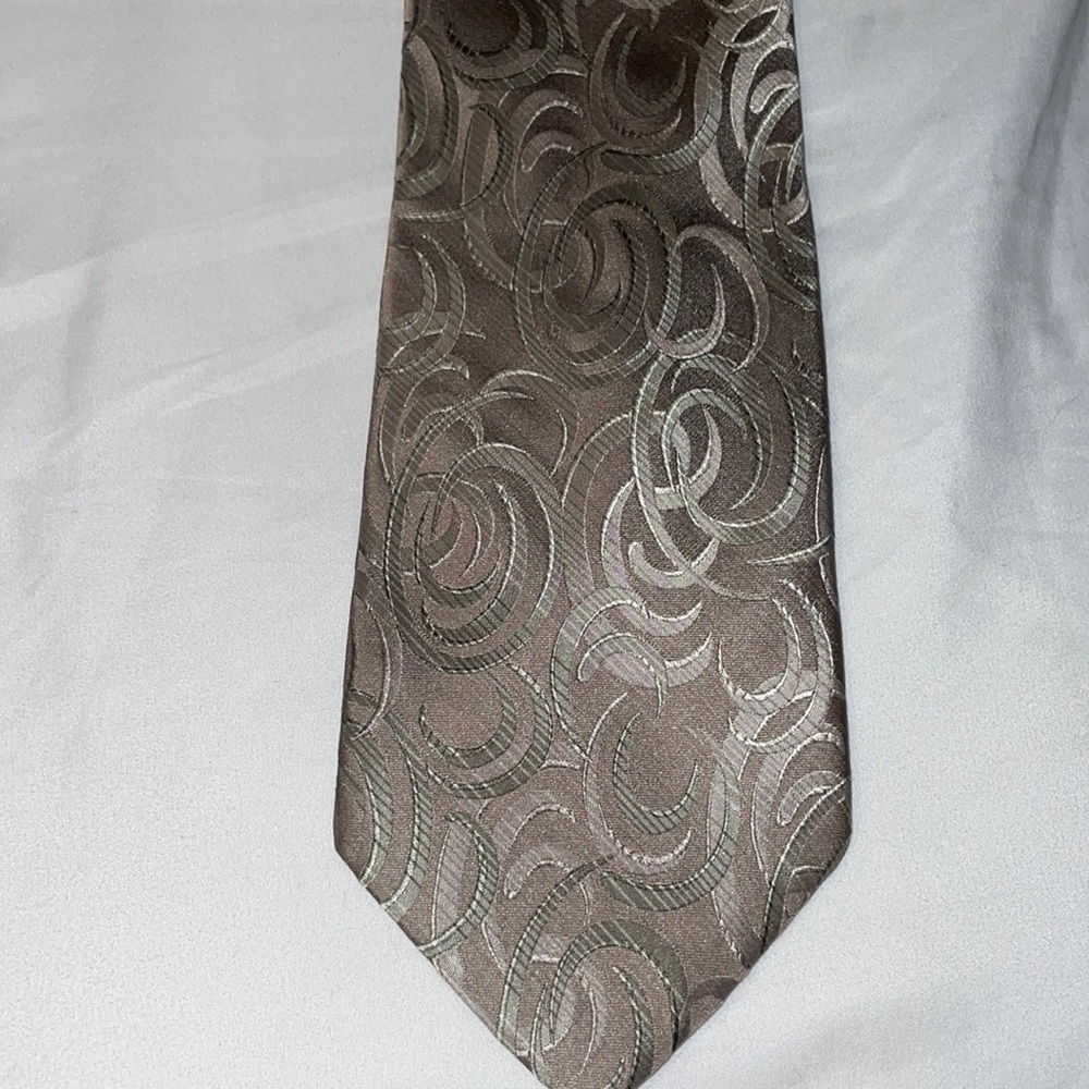 Men Pierre Cardin Gold silk tie